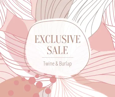 Exclusive access pink whimsical-line