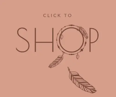 Shop circle pink organic-boho