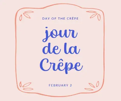 Crepes la vie pink whimsical-line