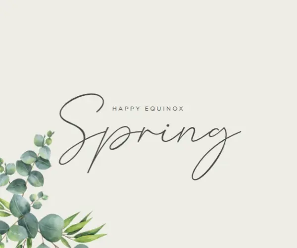 Spring awake gray organic-simple