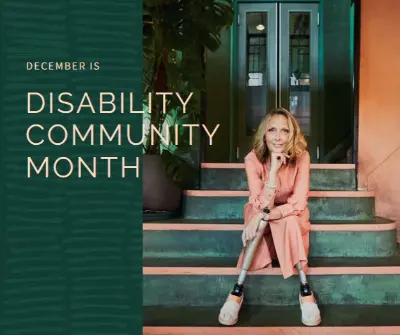 Celebrating Disability Community Month green modern-simple