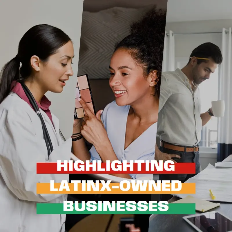 Celebrate Latinx-owned businesses white modern-simple