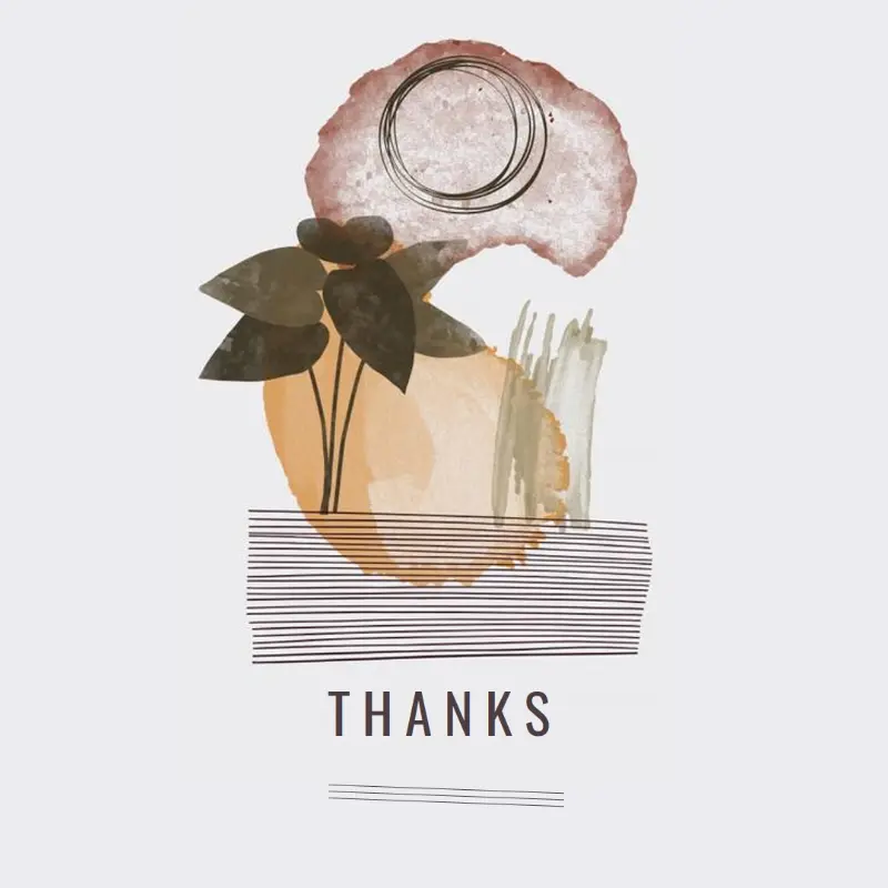 I leaf my thanks white organic-simple