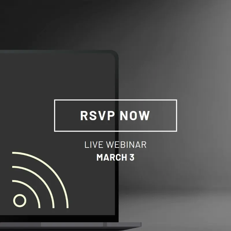 Webinar star black modern-simple