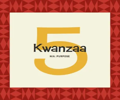 Purpose for Kwanzaa yellow modern-geometric-&-linear