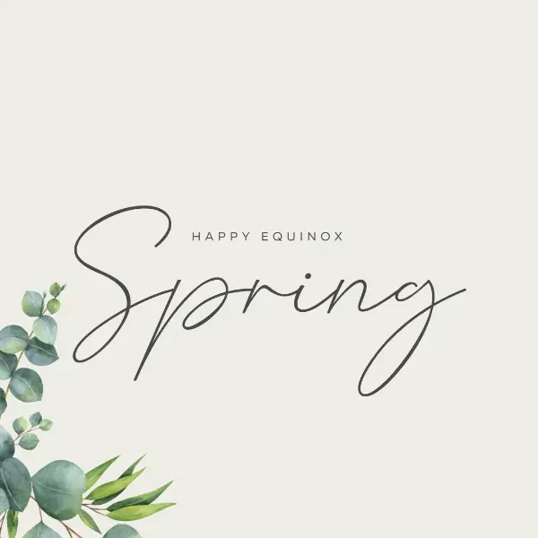 Spring awake gray organic-simple