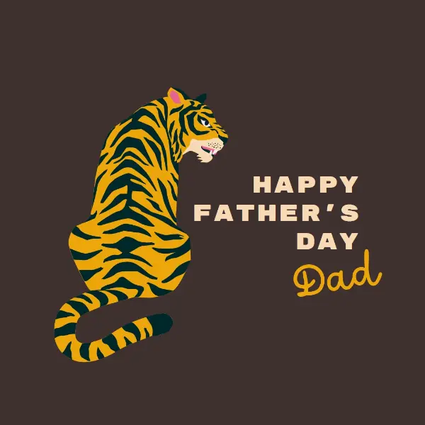 Roarsome dad brown whimsical-color-block