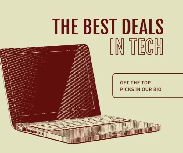 Big tech deal green vintage-retro