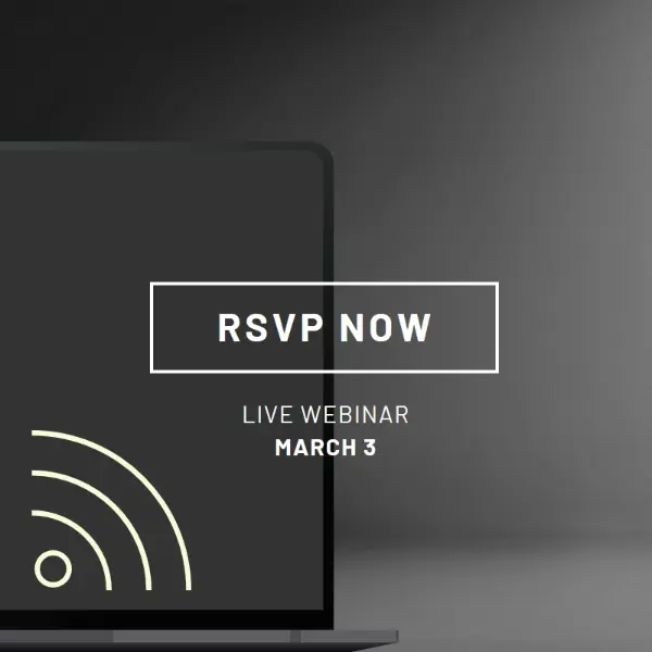 Webinar star black modern-simple