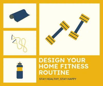 Healthy and happy yellow modern-bold