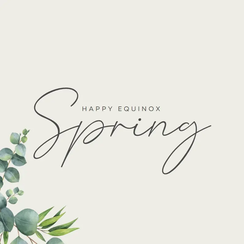 Spring awake gray organic-simple