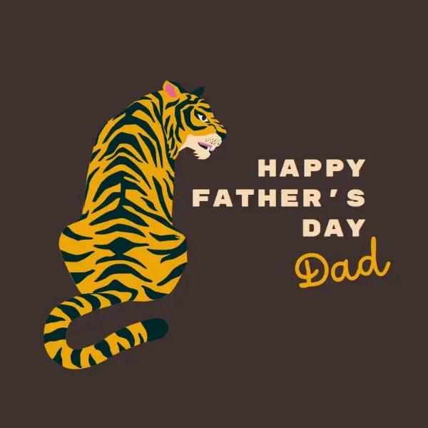 Roarsome dad brown whimsical-color-block