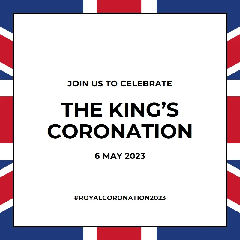 A royal invite blue modern-bold