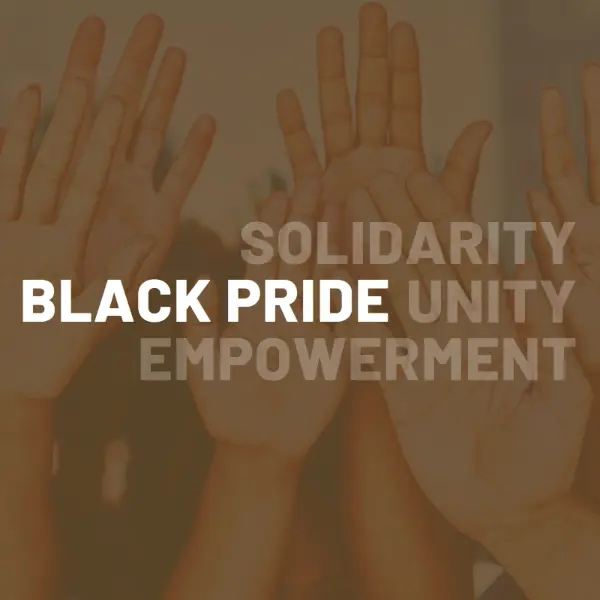 Celebrating Black pride brown modern-simple