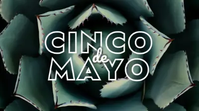 Celebrate Cinco de Mayo green modern-bold