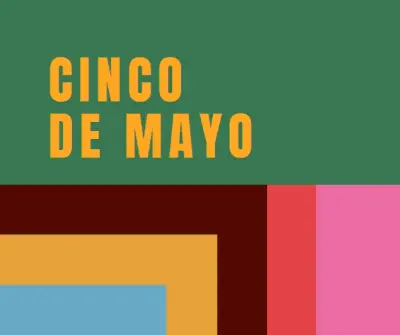 Celebrating Cinco de Mayo green modern-color-block