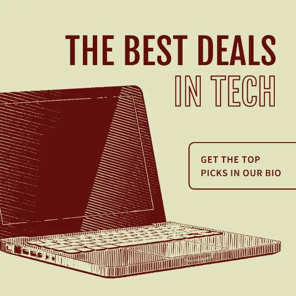 Big tech deal green vintage-retro