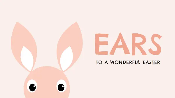 Ear-resistible Easter pink whimsical-color-block