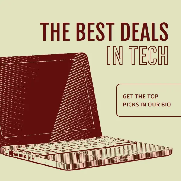 Big tech deal green vintage-retro