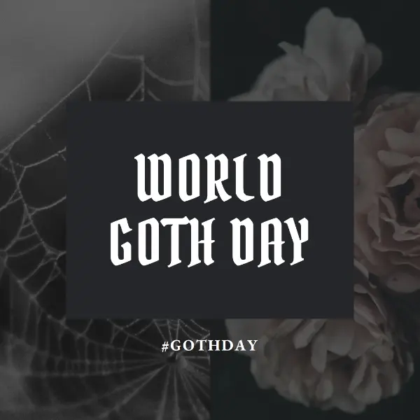 For the love of goth black modern-simple