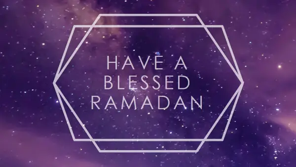 Have a blessed Ramadan purple modern-geometric-&-linear