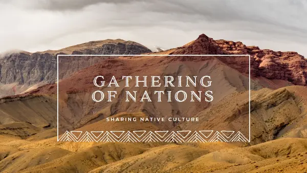 Celebrating Native culture brown modern-simple