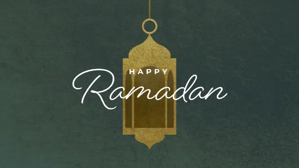 Welcome Ramadan green modern-simple