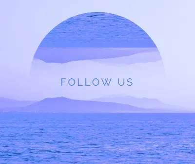 Follow the leader blue modern-simple