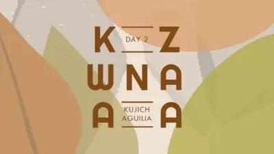 Kujichagulia for Kwanzaa brown organic-simple