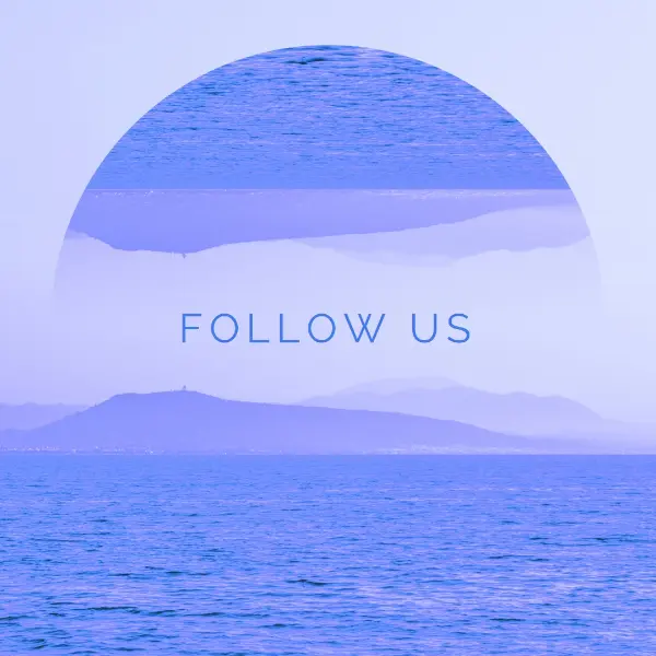 Follow the leader blue modern-simple