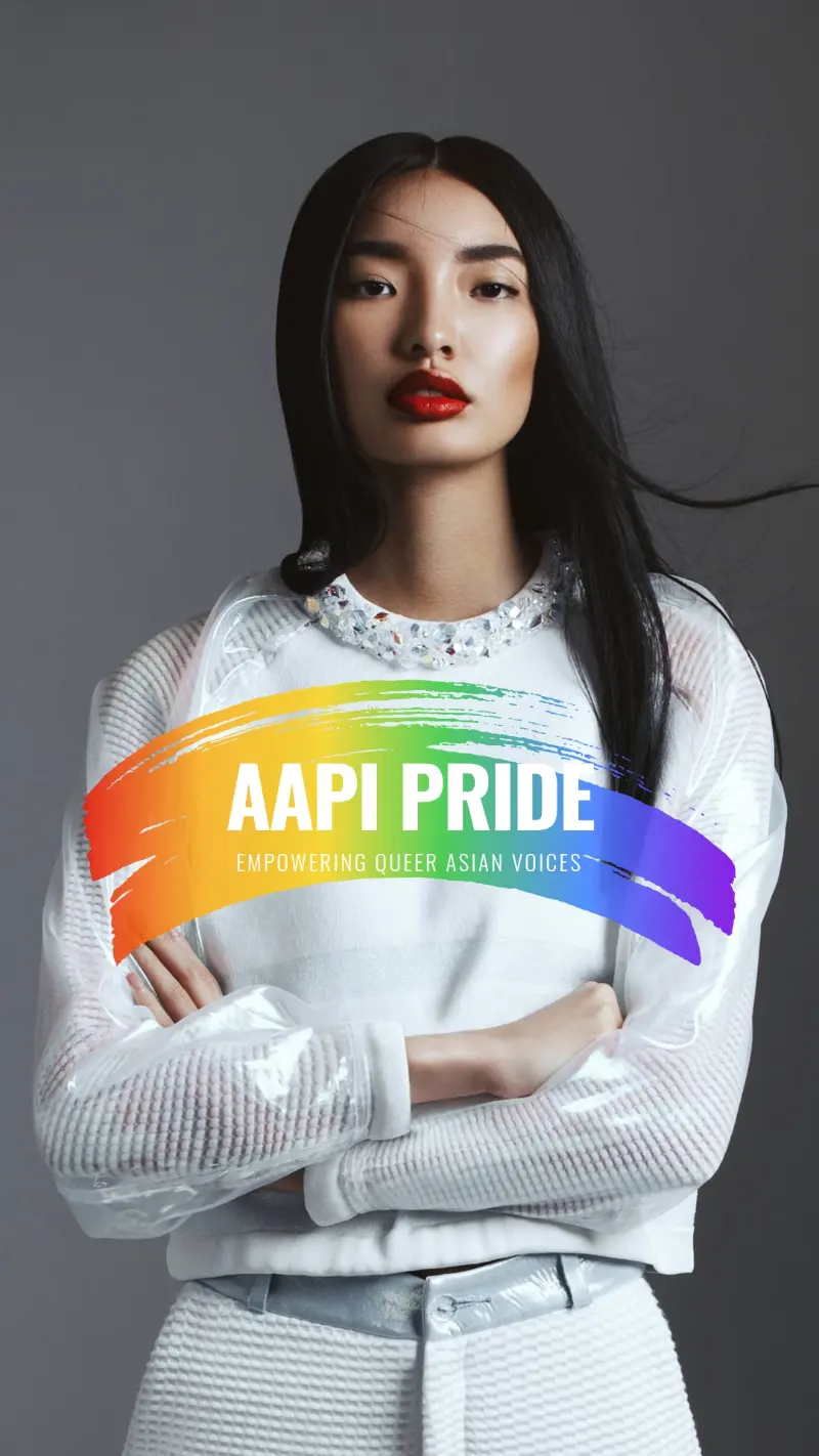 AAPI Pride gray modern-bold