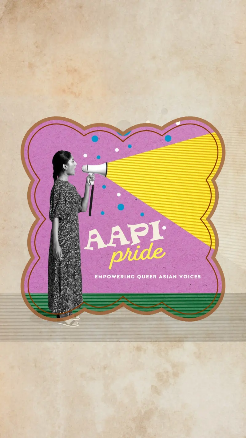 Empowering queer Asian voices brown vintage-retro