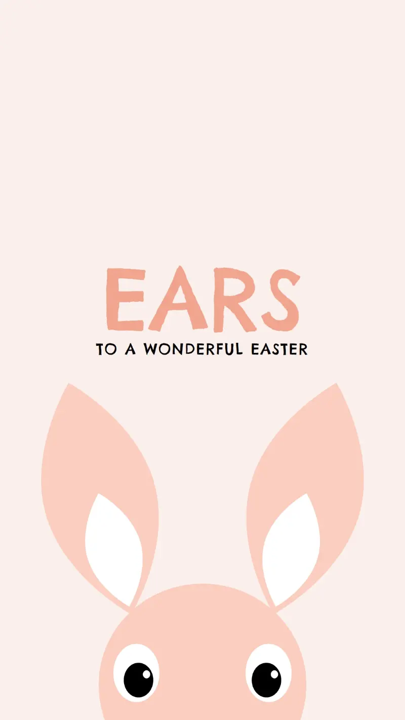 Ear-resistible Easter pink whimsical-color-block