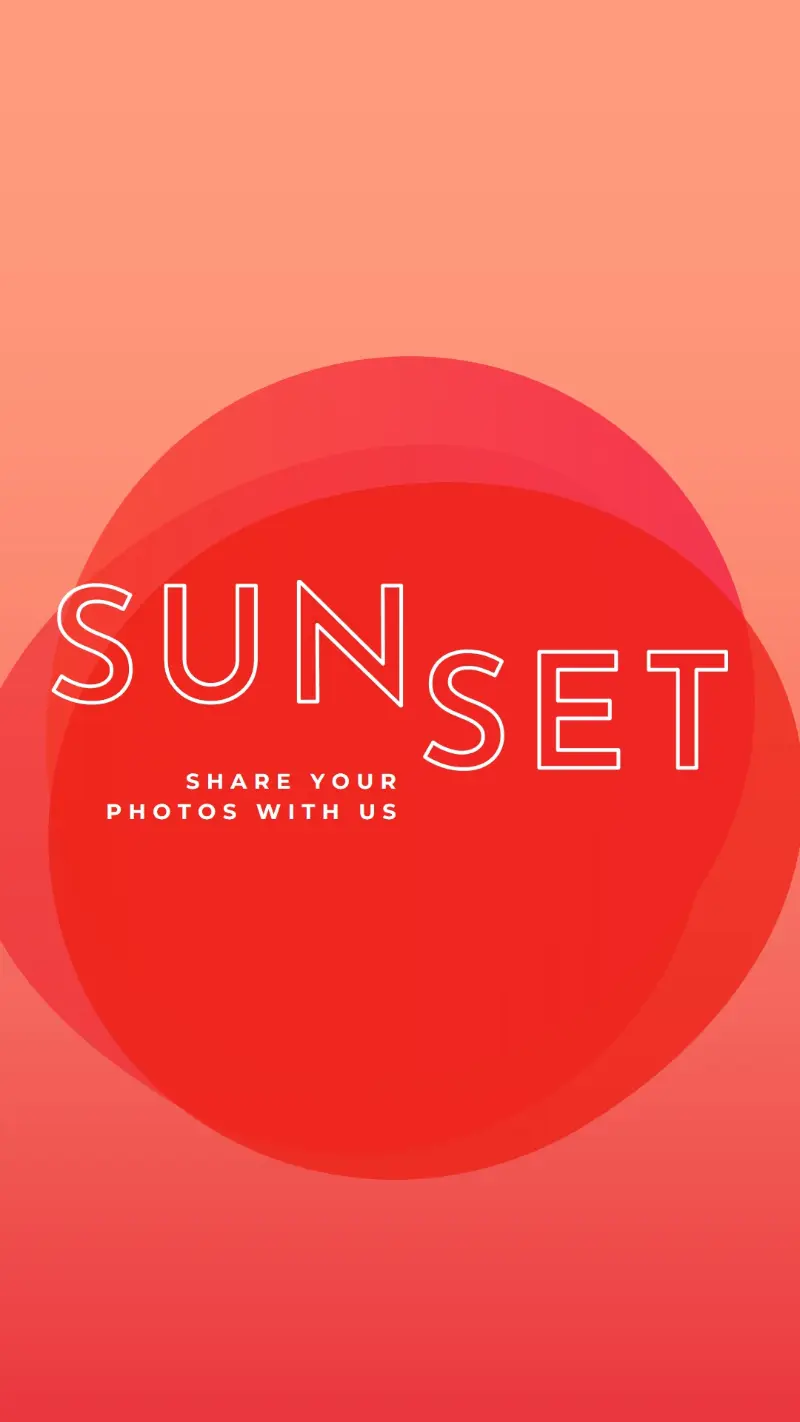 Sundown share sesh red modern-simple