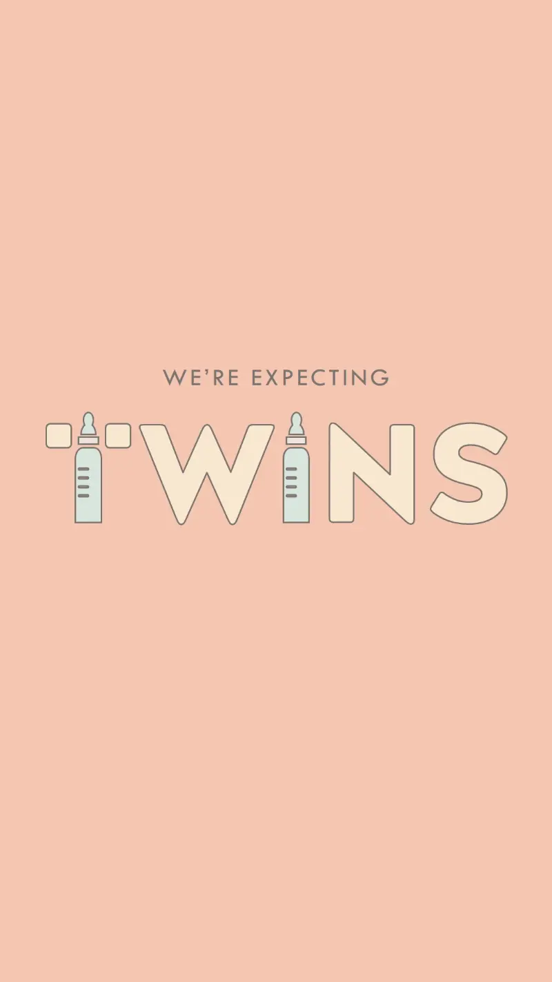 Twin it to win it pink modern-simple