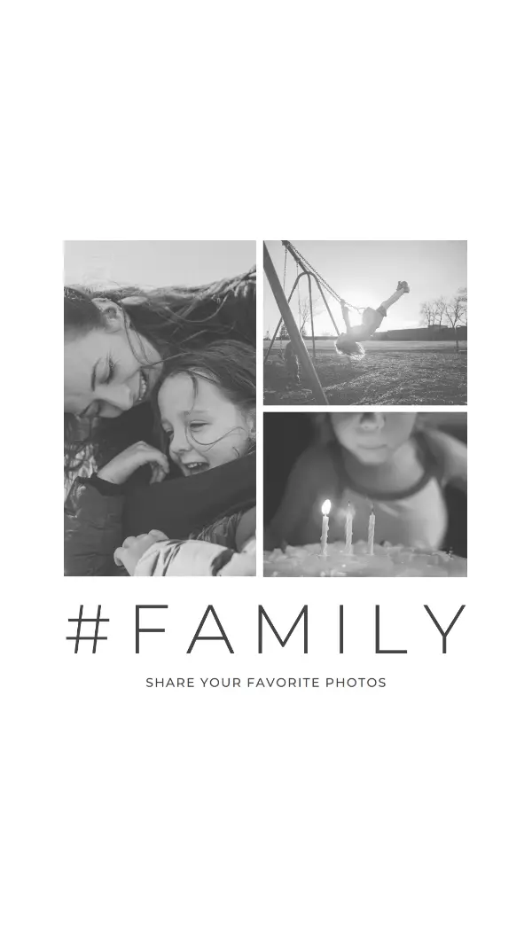 Fam faves black modern-simple