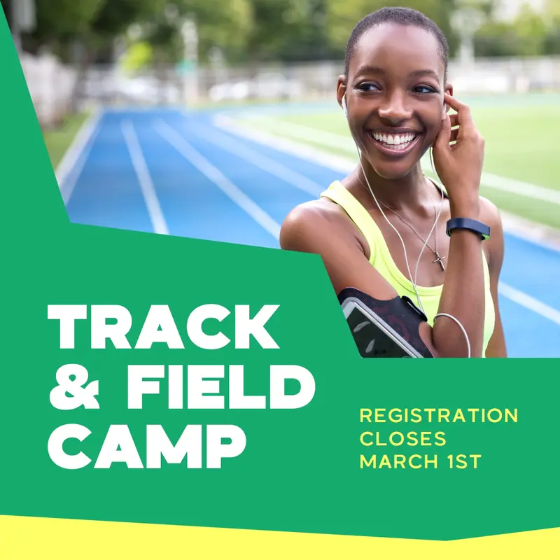 Track field camp Green modern, geometric, cutout, bold, photo, asymmetrical