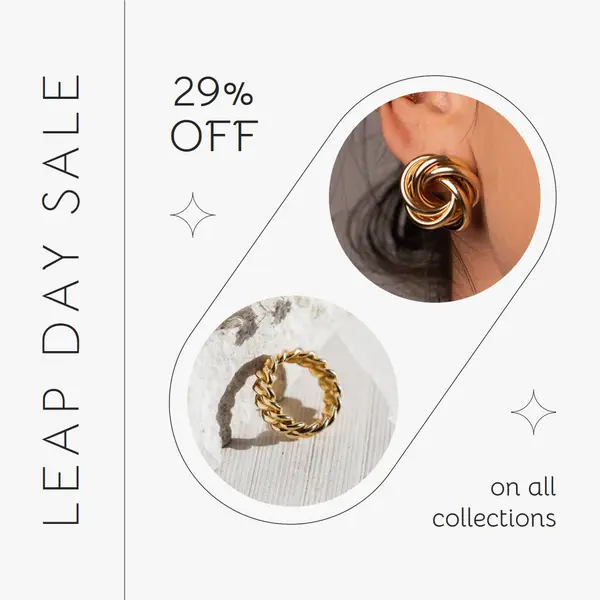 Leap Day sale White minimal, elegant, lines, clean, photo, sophisticated