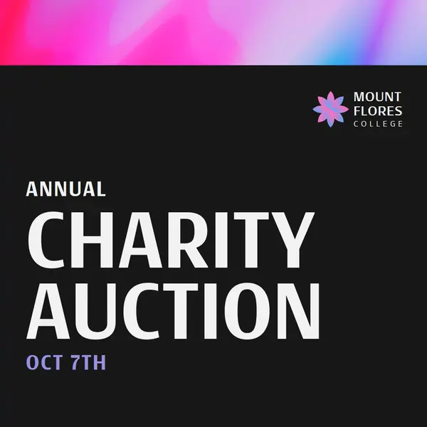 Annual charity auction Black modern, clean, gradient, bold, block, minimal