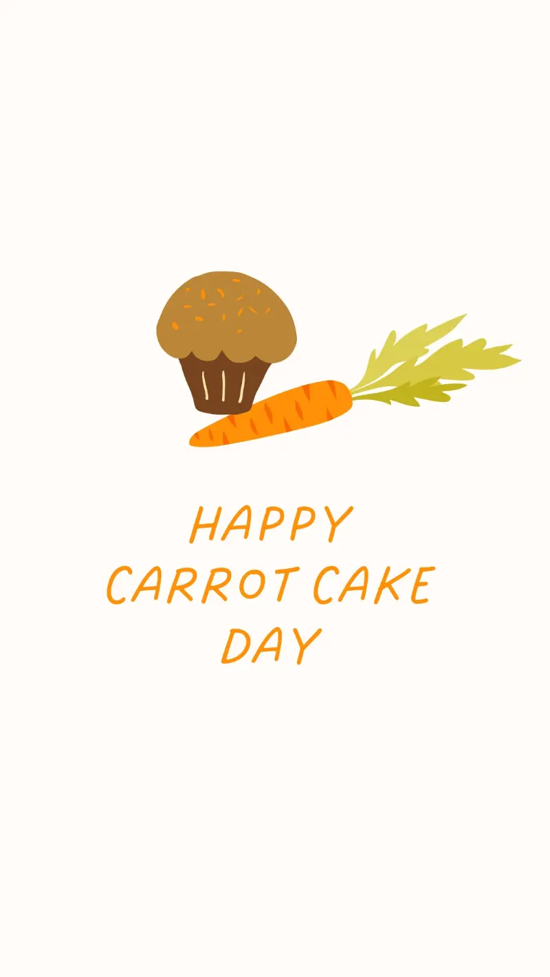 A piece of carrot cake white whimsical-color-block