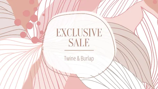 Exclusive access pink whimsical-line