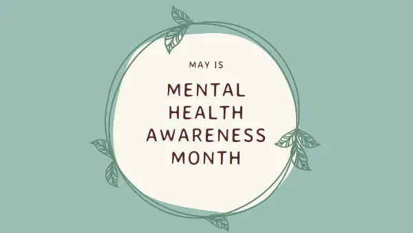 Honor mental health awareness green organic-simple