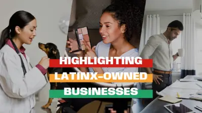 Celebrate Latinx-owned businesses white modern-simple