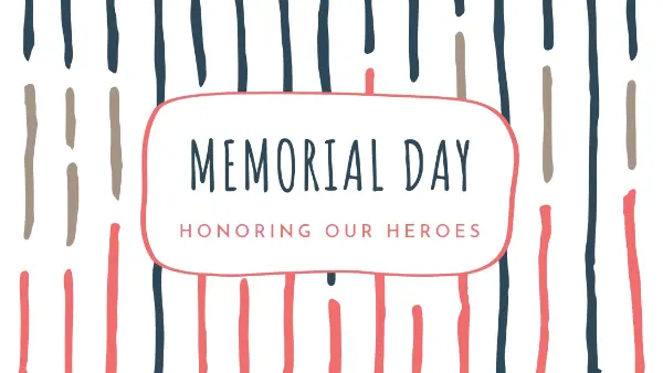 Honoring our heroes white whimsical-line