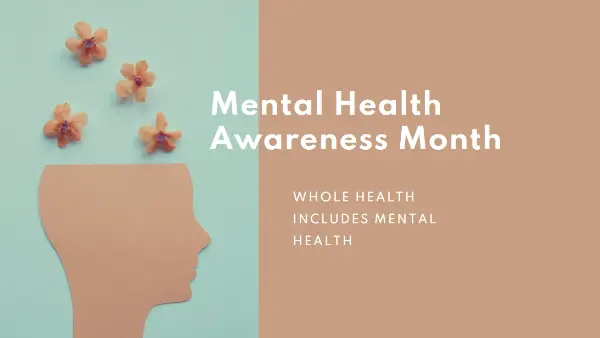 Mental Health Awareness Month brown modern-simple