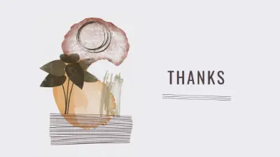 I leaf my thanks white organic-simple