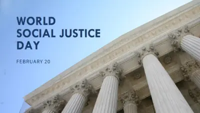 Pillars of justice gray modern-simple
