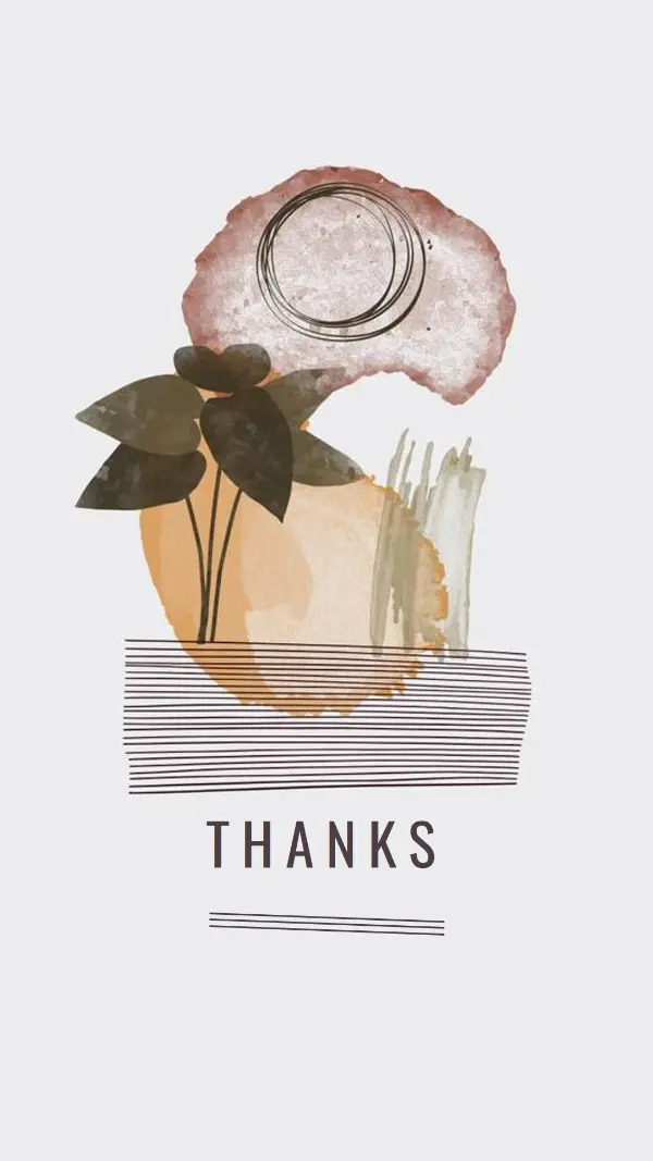 I leaf my thanks white organic-simple