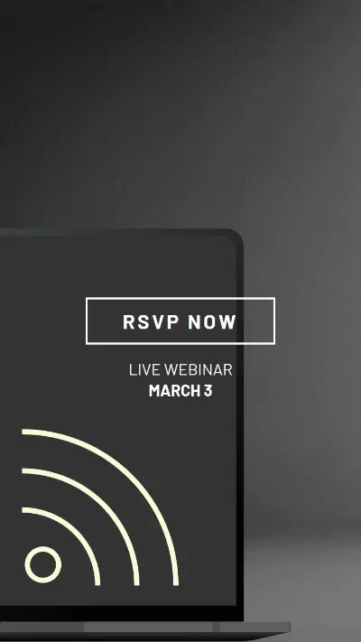 Webinar star black modern-simple