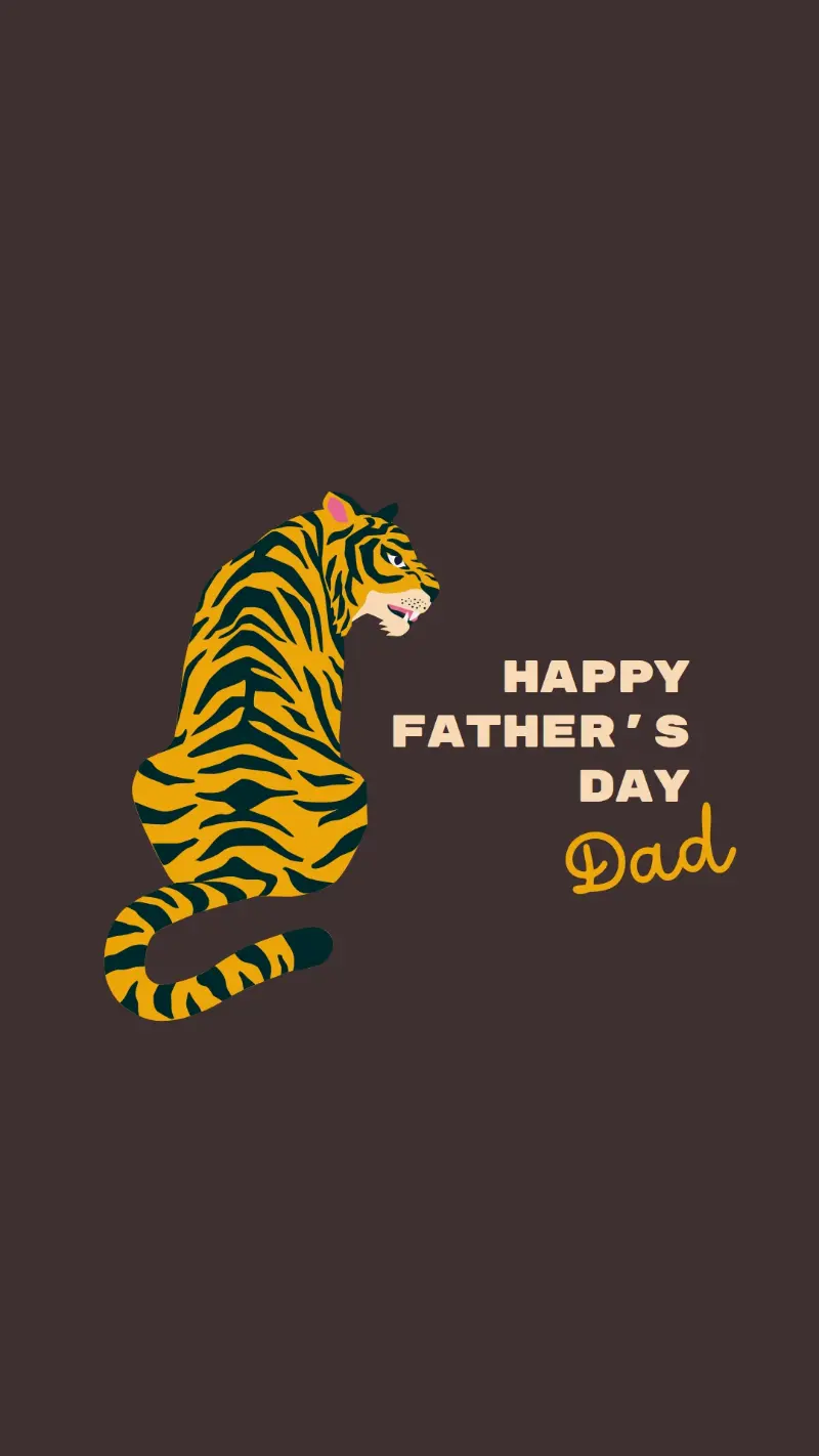 Roarsome dad brown whimsical-color-block